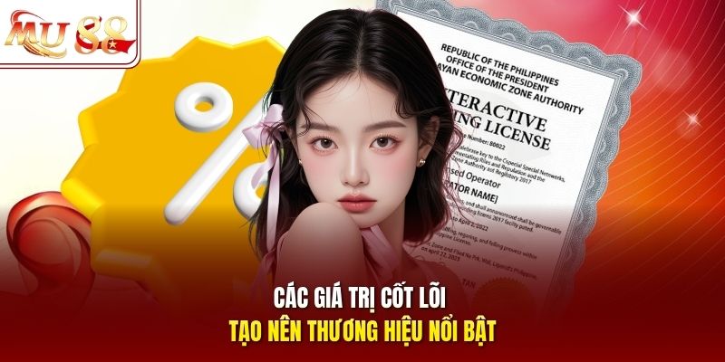 Các giá trị cốt lõi tạo nên thương hiệu nổi bật Các giá trị cốt lõi tạo nên thương hiệu nổi bật